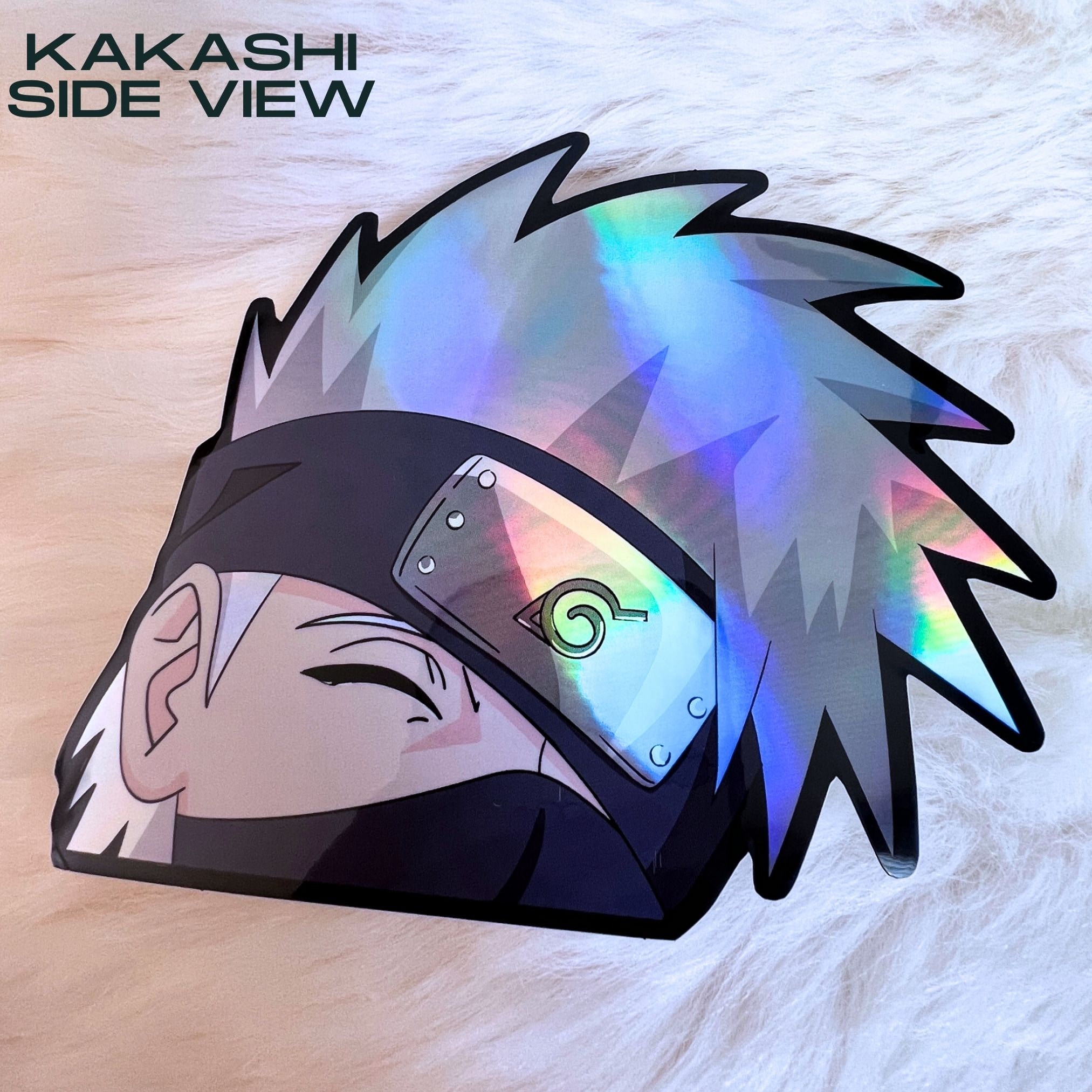 Kakashi Face Squish Peeker Sticker Sticker – Anime Town Creations