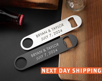 Bottle Opener, Personalized Bottle Opener, Groomsman Gift , Wedding gift, Custom Bottle Opener, Bar-Tending Gifts, Wedding Favors