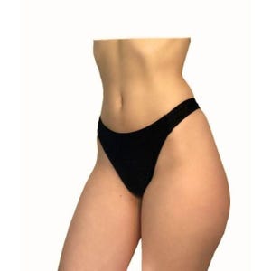 Black Tucking Thong Gaff for Transgender and Crossdressing Men Black