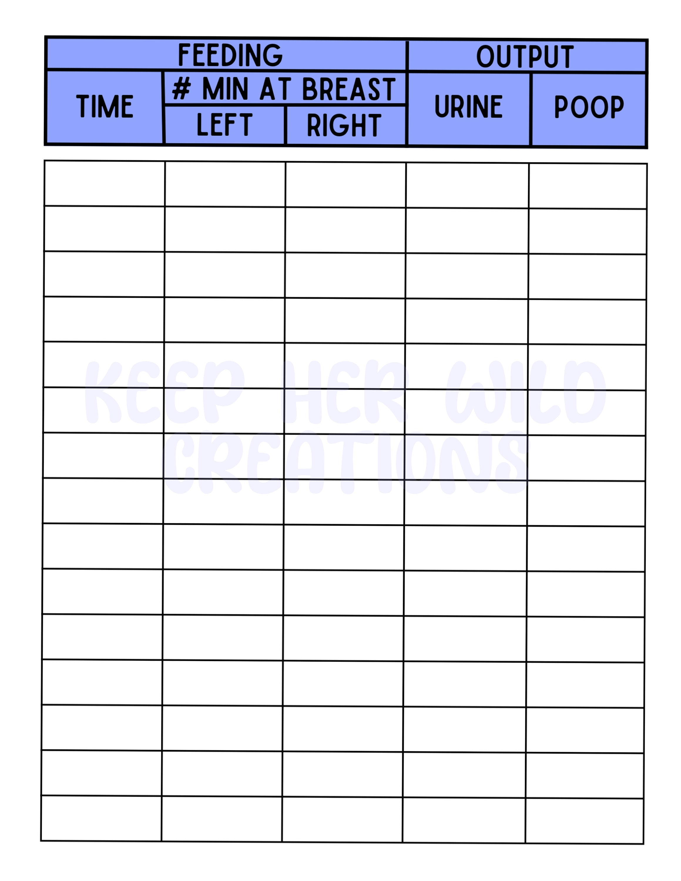 Printable Breast Feeding And Baby Diaper Tracker Etsy printable-breast-feeding-and-baby-diaper-tracker-etsy