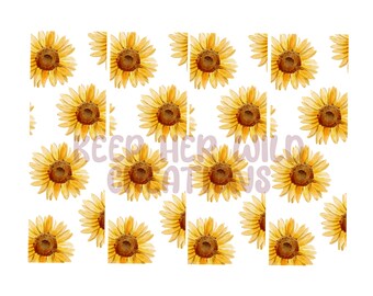 Marcapáginas De Girasol, Marcapáginas De Flores Amarillas Hecho A Mano, Regalos Pequeños, Cita De Sol, Marcador Reversible (0-00
