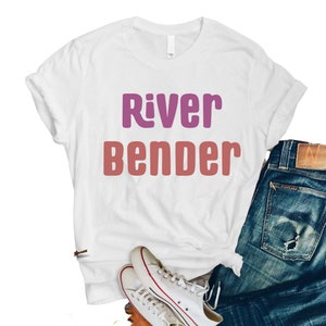 River Bender, Unisex Jersey Short Sleeve Tee, Bella 3001, Dunkin, Mighty Souly Font