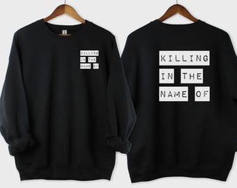 Rage Against The Machine Sweatshirt, Rock music Sweatshirt, Boyfriend gift, Hard rock gift, Concert Sweatshirt, 90s music Shirt, Fan shirt