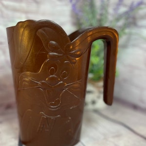 pichet à lait Nestlé Quik vintage - pichet à lait en chocolat rétro des années 1980 - collection Nestlé Quick