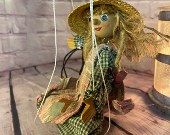 Vintage 1960’s Bobinette String Poppet from Kids TV Show | Retro Puppet Collectible