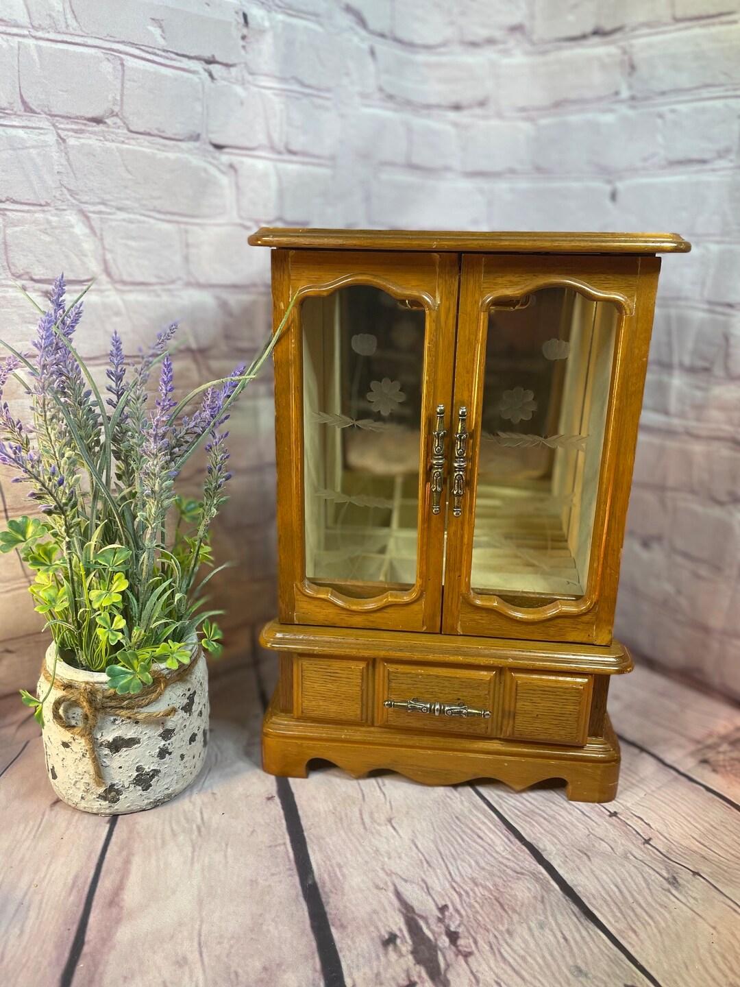 Boîte à Bijoux Musicale En Bois Pradel - Neuf Avec Petits Défauts - Idéale Pour Rangement Ou Cadeau