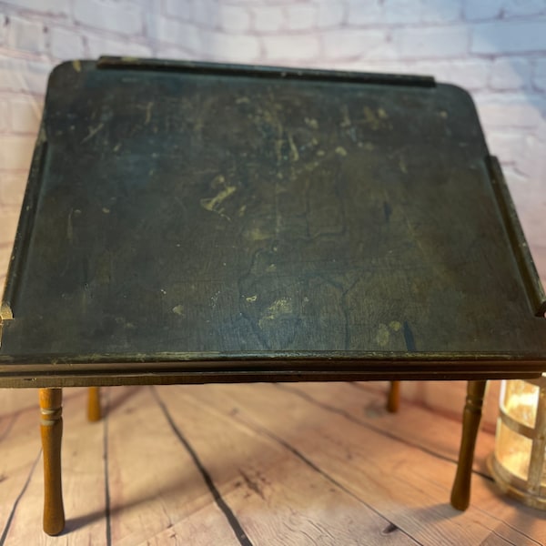 1800s Antique Portable Writing Desk - Vintage Traveling Secretary