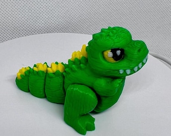 Kaiju Godzilla Flexi Fidget Toy | Articulating | Sensory Toy | SugarPaws3D