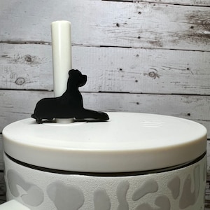 Great Dane Straw Topper - Simple Modern Straw