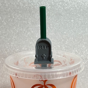 Tombstone Shaped Straw Topper