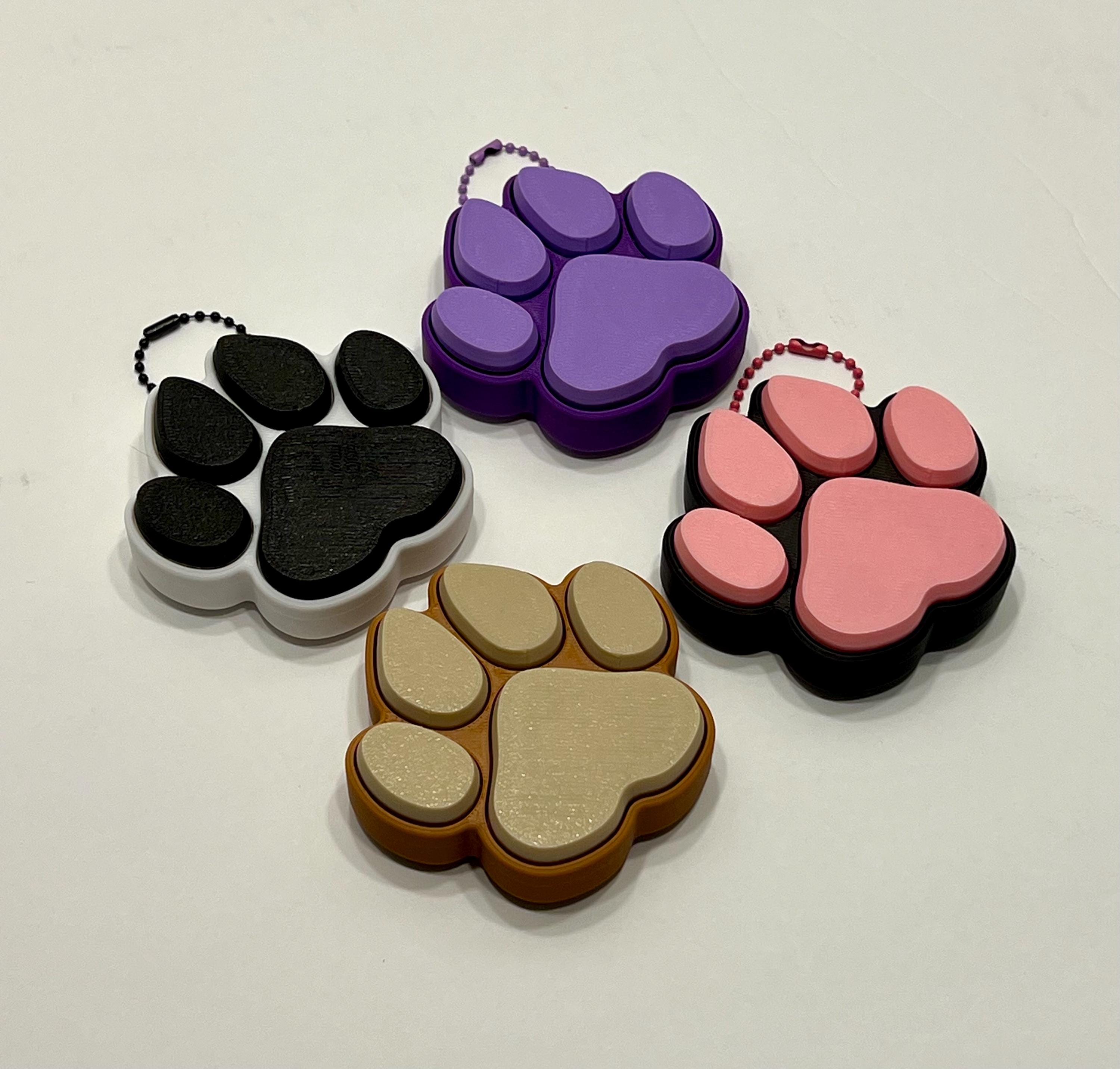 Dog Paw Fidget Clicker | Sensory Fidget Toy | Stress Relief | Pawpular ...