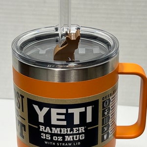French Bulldog Straw Topper (Sitting) - Yeti Straw