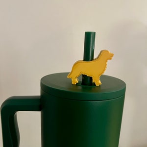Golden Retriever Straw Topper - Simple Modern Straw