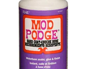 Mod Podge CS15063 Waterbased Sealer, Glue & Finish, 16 oz, Hard Coat, 16 Ounce, Clear, 16 Fl Oz