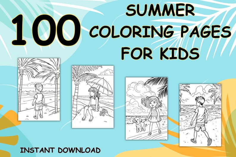 Summer Coloring Pages for Kids, Coloring Pages for Kids, Kids Coloring ...