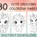 80 Cute Unicorn Coloring Pages for Kids, Unicorn Coloring Pages, Kids ...
