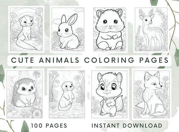 Tween Coloring Books for Girls: Cute Critters: Animal Coloring Book for  Teenagers, Teen Boys and Girls Aged 9-12, 12-16 (Large Print / Paperback)