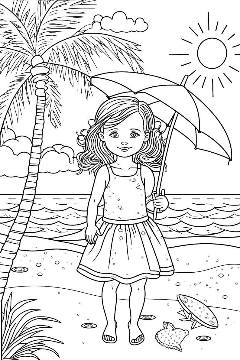 Summer Coloring Pages for Kids, Coloring Pages for Kids, Kids Coloring