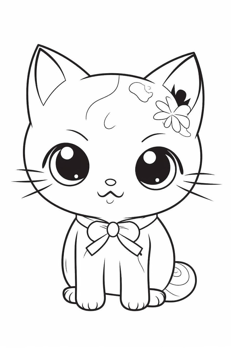 Animal Coloring Pages Bundle, Coloring Pages for Kids, Cute Animal