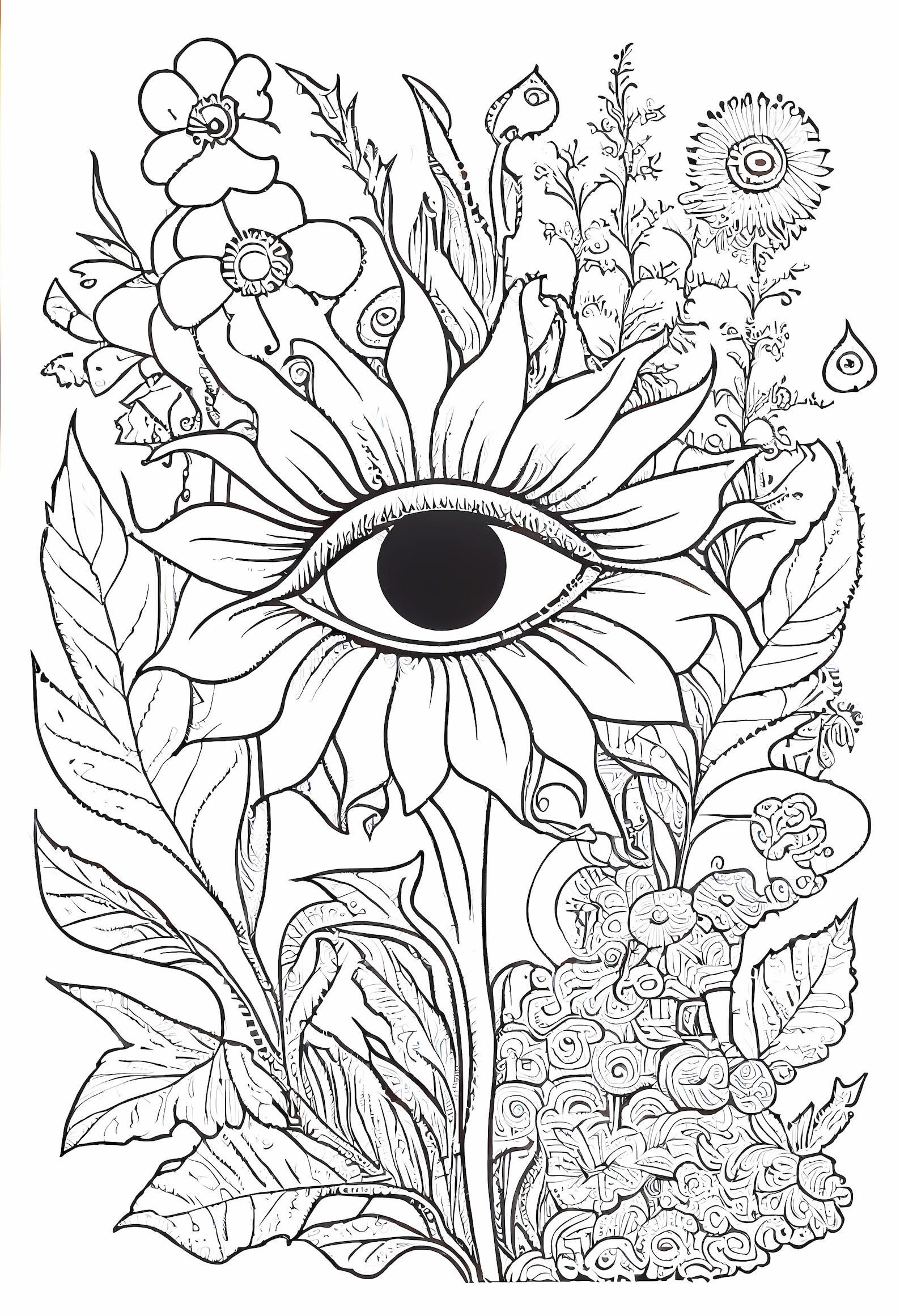 70s Retro Coloring Pages, Coloring Pages, Adult Coloring Pages, Retro ...