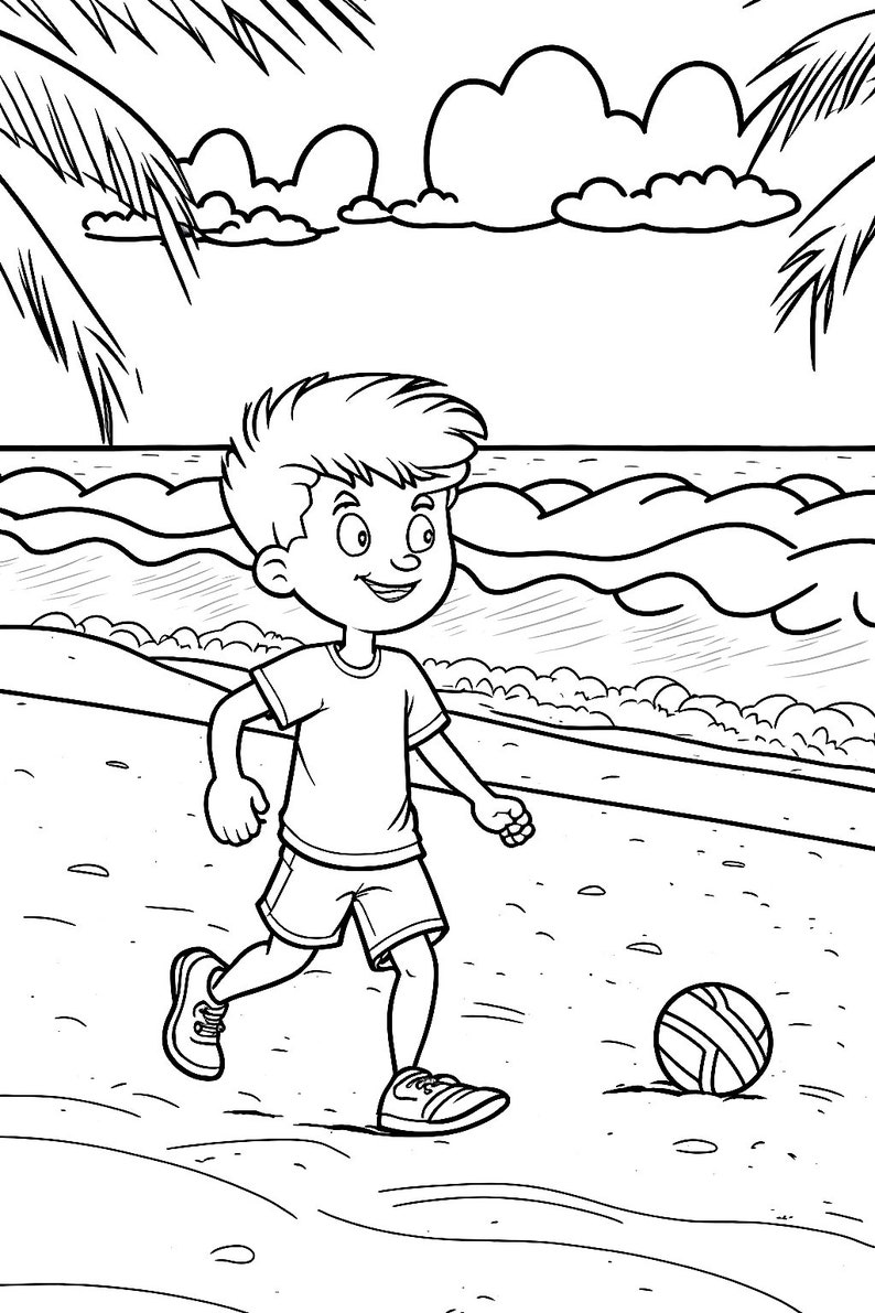 Summer Coloring Pages for Kids, Coloring Pages for Kids, Kids Coloring