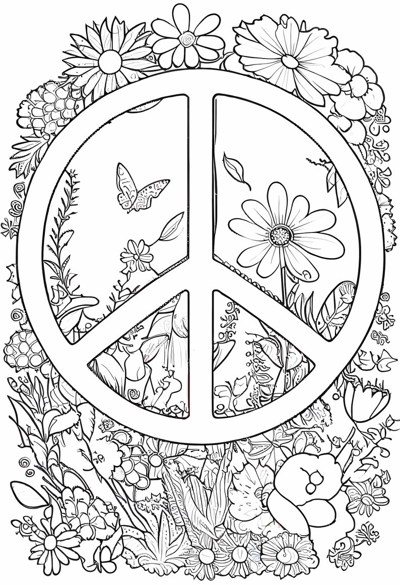 70s Retro Coloring Pages, Coloring Pages, Adult Coloring Pages, Retro ...