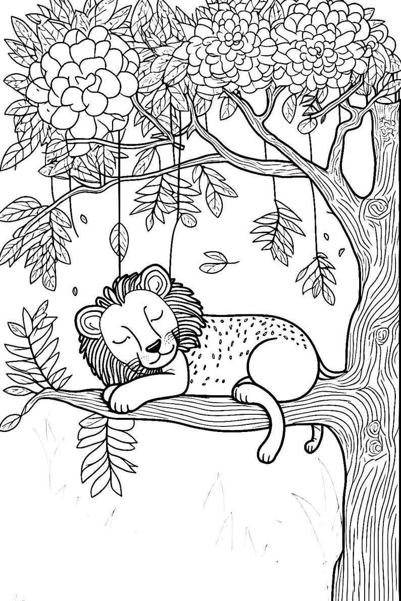 Animal Summer Coloring Pages for Kids, Animal Coloring Pages for Kids