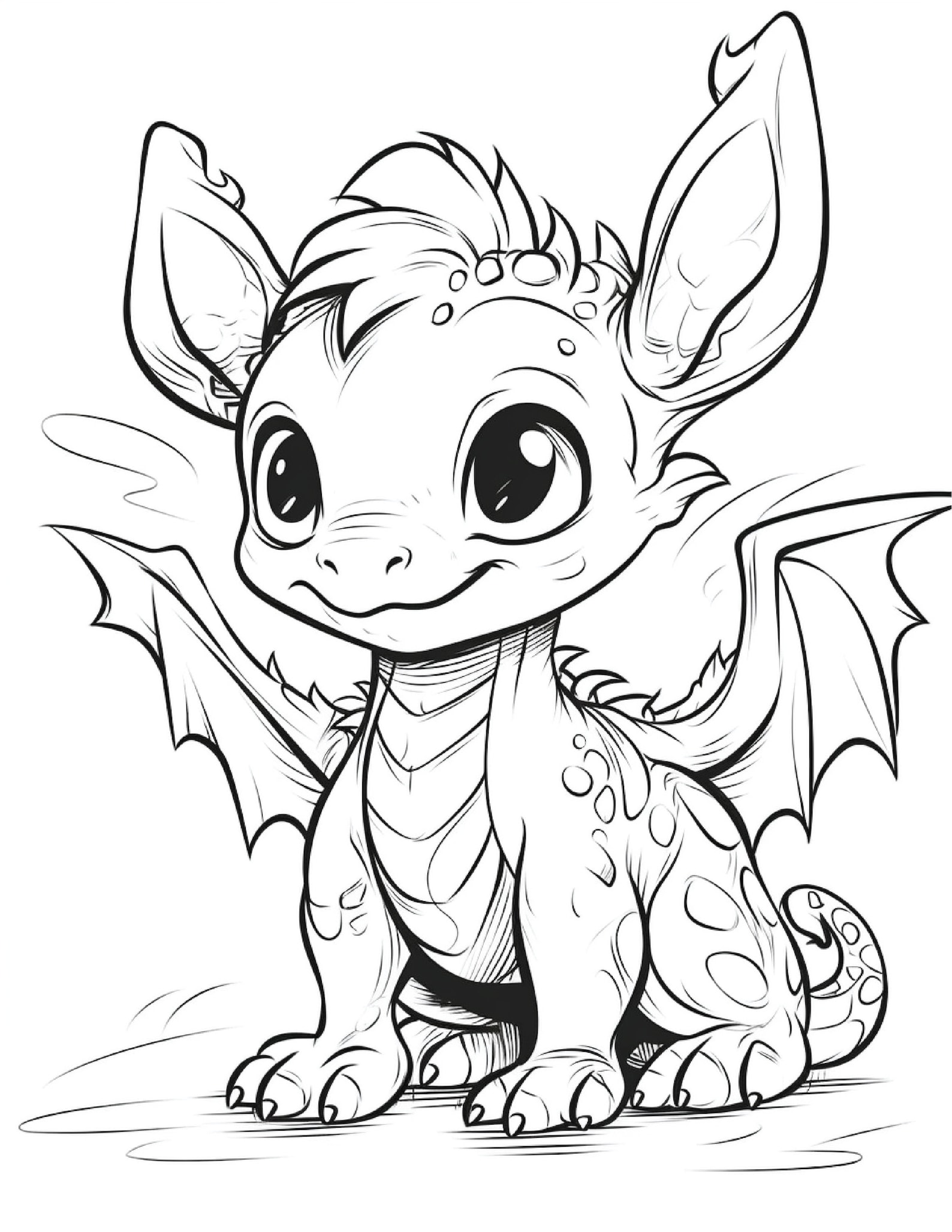 100 Cute Dragon Coloring Pages for Kids, Coloring Pages for Kids