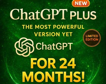 ChatGPT Plus (GPT-5) | PRIVATE 24 Months Subscription | Instant Delivery | Worldwide|
