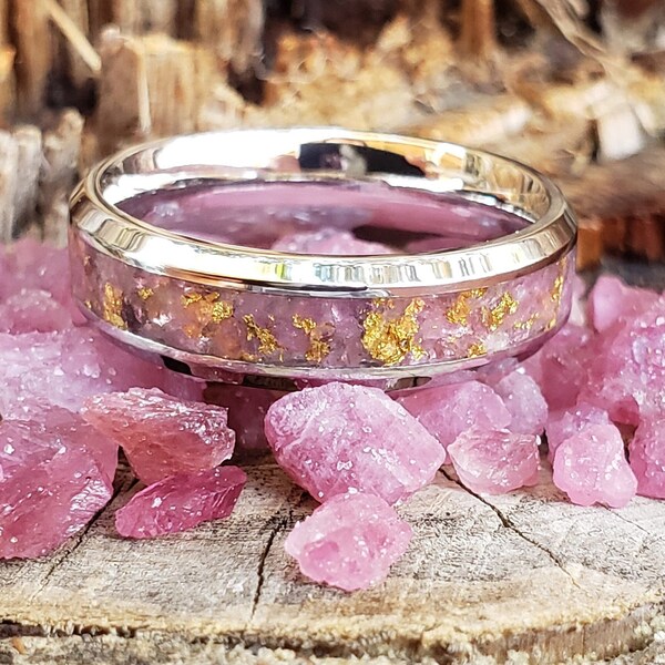 Pink Gold Rings Etsy