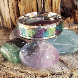 Fluorite wedding ring hotsell