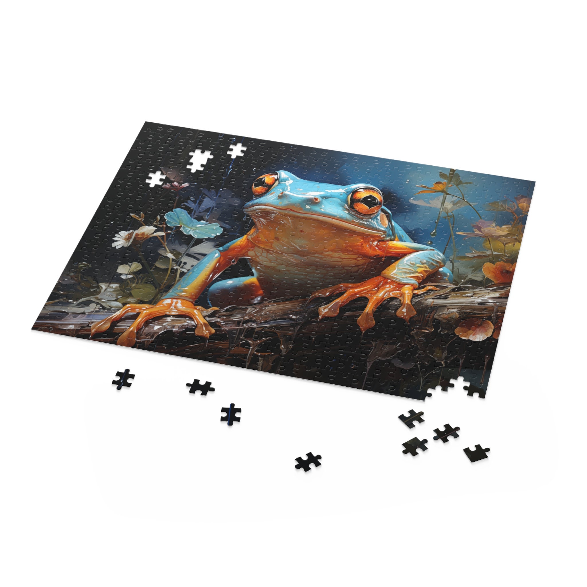 Tree Frog Puzzle, Jigsaw Puzzle for Frog Lover, Frog Lover Gift, Gift Frog Puzzle, Puzzle for