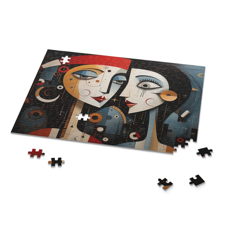 Picasso Themed Jigsaw Puzzle, Abstract Weird Puzzle, Funny Puzzles for ...