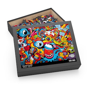 Crazy Weird Jigsaw Puzzle, Challenging and Difficult Jigsaw Puzzle, Puzzle for a Gift, Jigsaw Puzzle for Adults and Kids, Jigsaw Puzzle