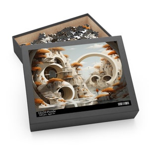 Challenging Jigsaw Puzzle, Trippy Art Work Puzzle, Confusing Puzzle, Hard Jigsaw Puzzle, Puzzle for gifts, Puzzle, Jigsaw, Jigsaw Puzzle
