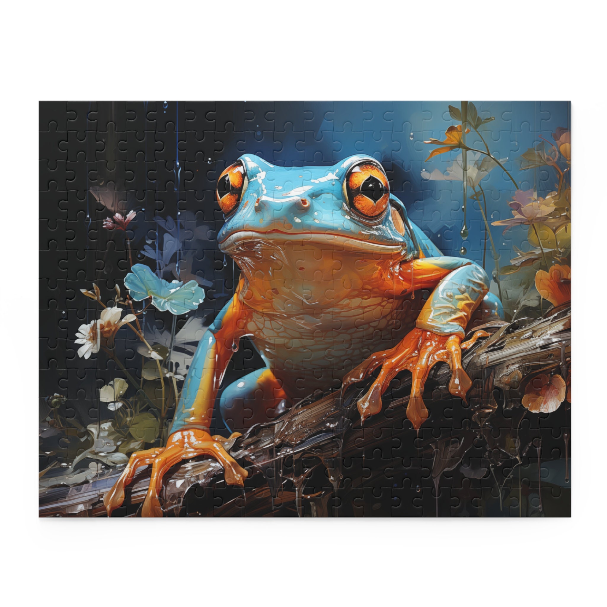 Tree Frog Puzzle, Jigsaw Puzzle for Frog Lover, Frog Lover Gift, Gift Frog Puzzle, Puzzle for