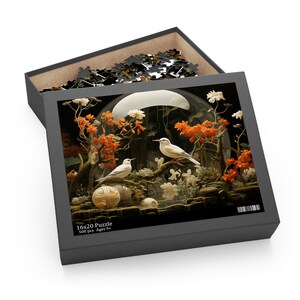 Nature Bird Puzzle, Jigsaw Puzzle of Nature and Birds, Floral Jigsaw Puzzle, Nature Puzzle Jigsaw, Puzzle for Adult, Gift Puzzle, Jigsaw