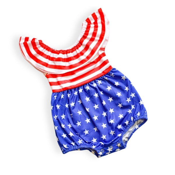 4th of July Romper - Etsy