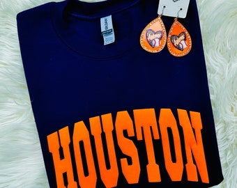 Houston bladerdeeg sweatshirt