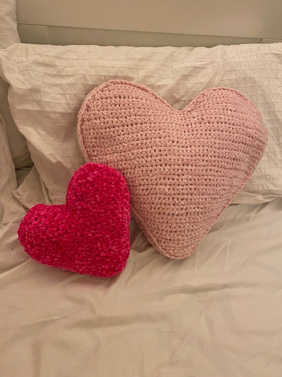 Heart Pillow large Etsy