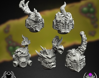 Plague Bringers Battle Squad Bits/Eightlegsminiatures/chaos marines/plague bearers/nurgle/kitbash/custom/mods/grimdark/conversion/40000/
