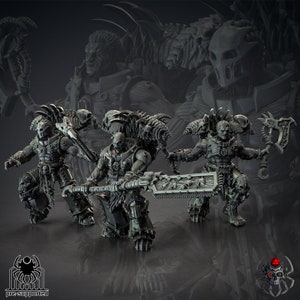 Cursed Gladiators/Eightlegsminiatures /chaos/space/future/ marine/grimdark/khorne/demon/evil/kitbash/mods/bits/bitz/proxy/customize/melee