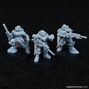 Rangers/Snipers/Tablehammer/imperial/guard/infantry unit/mods/bits/buildkit/kitbash/sci-fi/grimdark/trench crusade/40000/space/marine/proxy