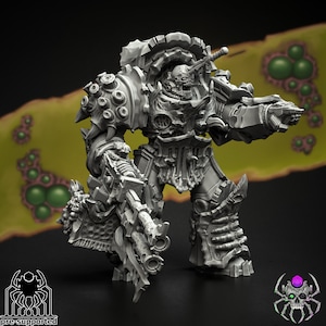 Plague Bringers Heavy Armor/Eightlegsminiatures/Chaos/nurgle/marine/plague marine/death guard/bits/kitbash/grimdark/terminator/40000/space
