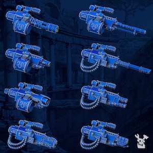 Heavy Weapons Pack from Legio Prima Victrix by Dakka Dakka / grimdark / bits / future / proxy/kitbash/mods/custom/sci-fi/40000/space/marine