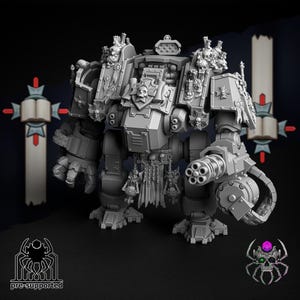 Protector of Eternal Order/Eight Legs Miniatures/proxy/dreadnought/grimdark/sci-fi/40000/space/marine/brutalis/redemptor/ballistus/bits/mod