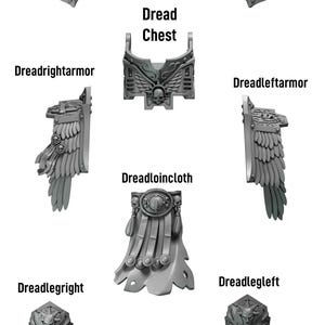 Ancient Armor Dread and Rage Dread/Greytide Studios/Crimson Lords/space/marine/bits/kitbash/custom/grimdark/sci-fi/dreadnaught/mods/proxy