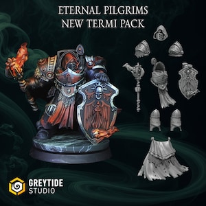 Paquete Termi de Greytide Studio/marine espacial/terminator/kitbash/personalizado/ciencia ficción/proxy/mods/conversión/ciencia ficción/grimdark/actualización/bits/bitz