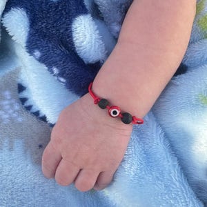 Baby Bracelet Protection adjustable Azabache Red string Eye