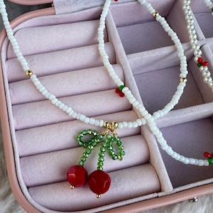 Naty Cherry Handmade Necklace